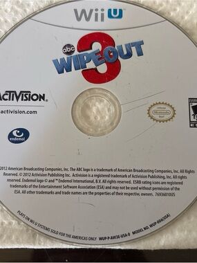 Wii U Wipeout 3 - Game Disc only